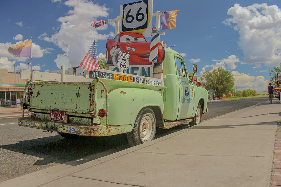 Route 66 Dodge truck Photograph by Darrell Foster