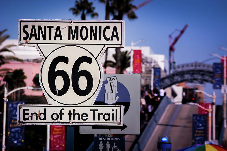 Route 66 End of Trail Photograph by Andy Konieczny