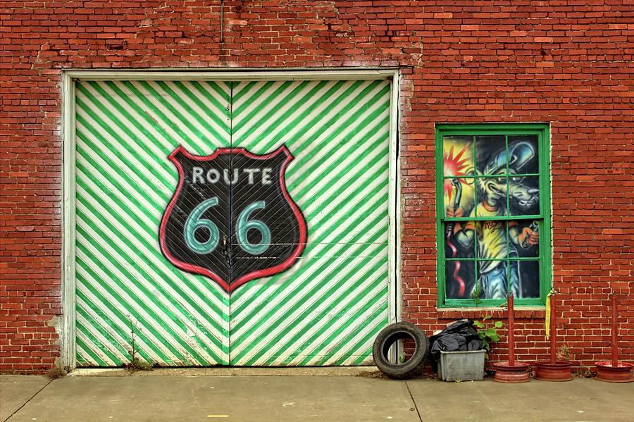 Route 66 Garage Photograph by Tammy Chesney