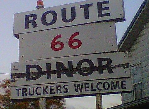 Vintage Photograph - Route 66 by Kimberly  W