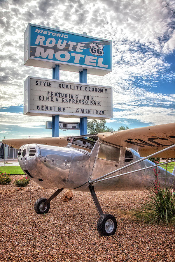 Route 66 Motel Tucumcari Photograph by Diana Powell