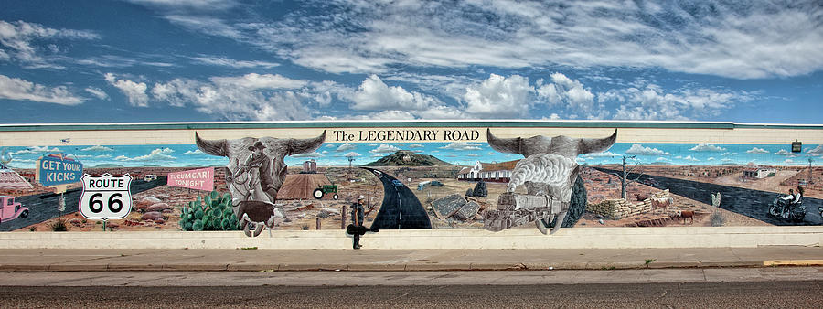 Route 66 Mural Photograph by Diana Powell
