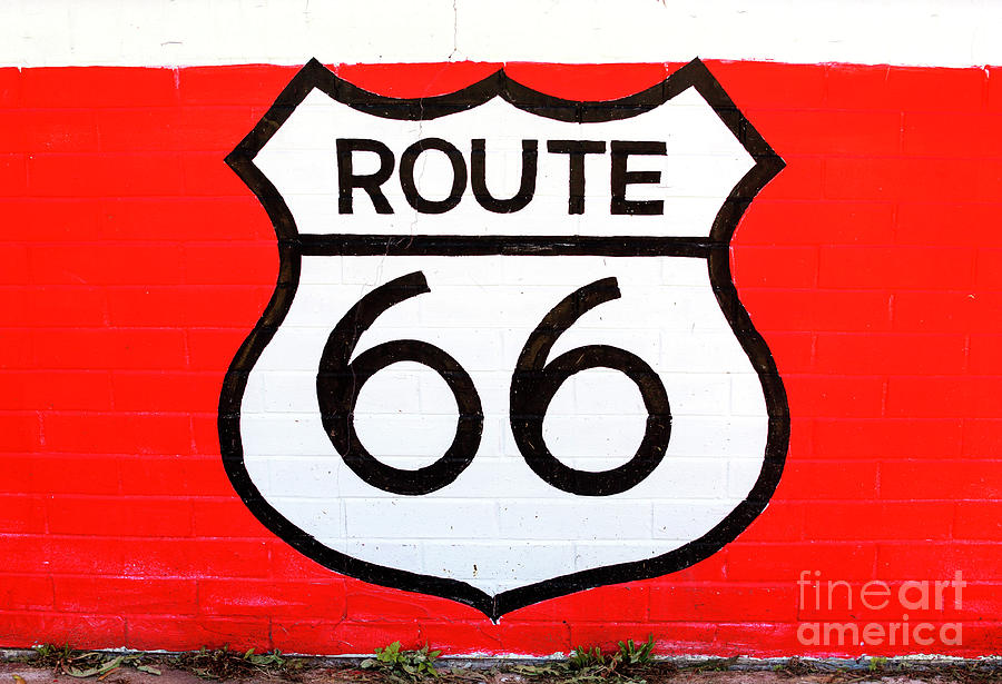 Route 66 Mural Photograph by John Rizzuto
