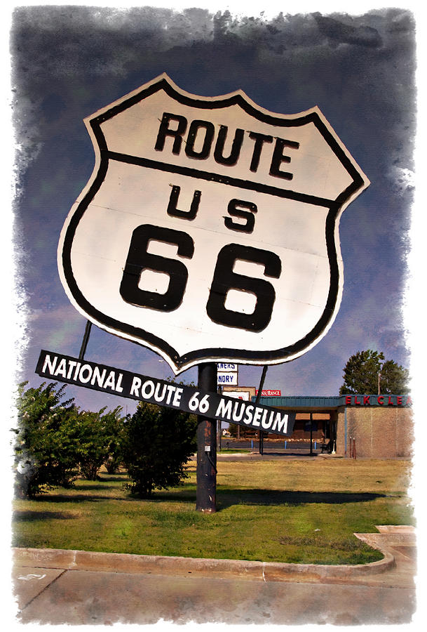 Route 66 Museum - IMPRESSIONS Photograph by Ricky Barnard