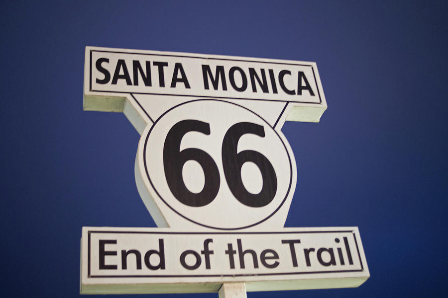 Route 66 End of the Trail Photograph by Robert Braley