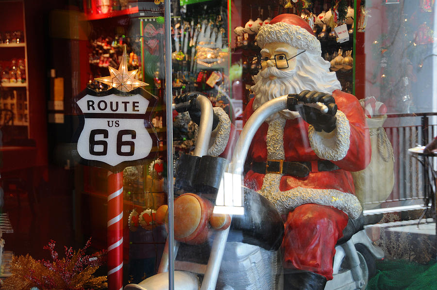 Route 66 Santa Photograph by Lynn Bauer