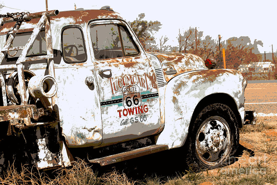 Route 66 Tow Truck Photograph by Catherine Sherman