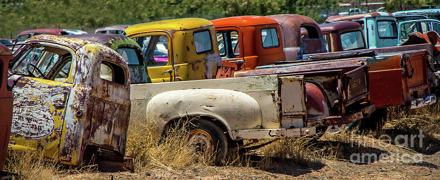 Route 66 Truck Beds Photograph by Stephen Whalen