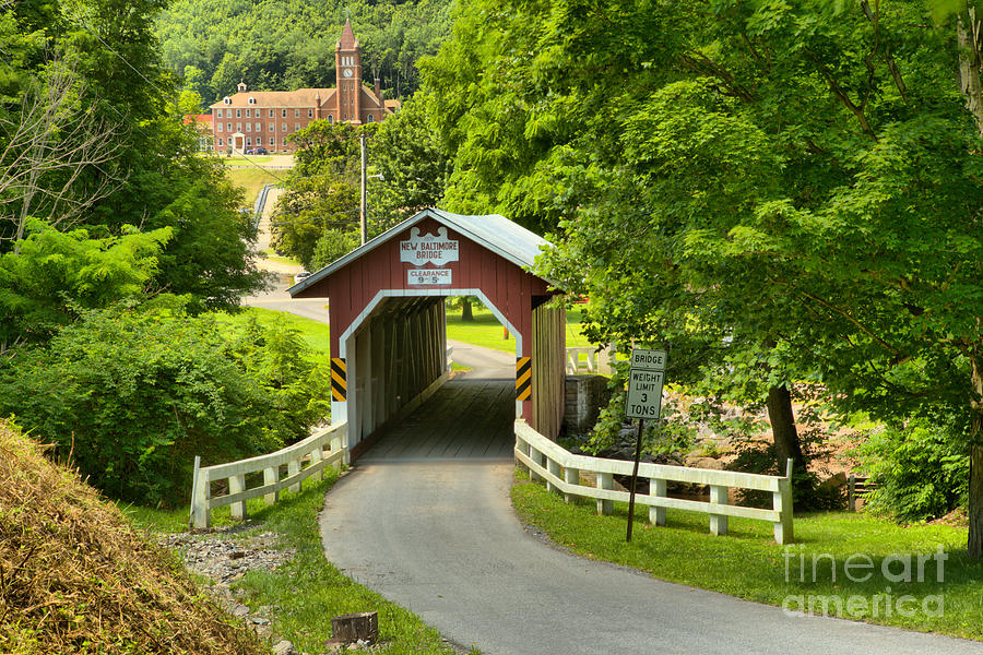 Route 812 Covered Bridge Photograph by Adam Jewell