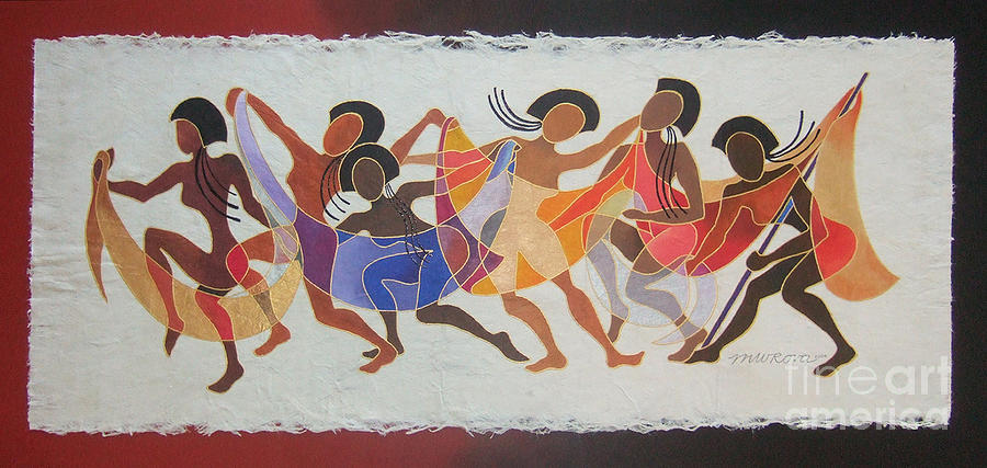 Fiji Islands Painting - Rovati III by Maria Rova