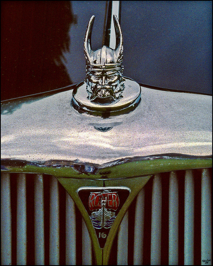 Rover Radiator and Hood Ornament Photograph by Chris Lord