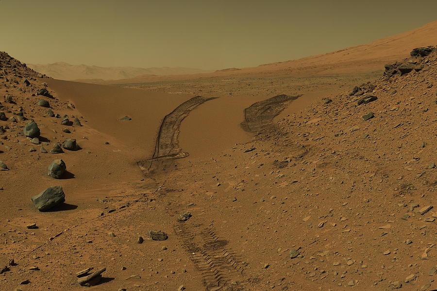 Roving Across Mars 2 - Mars Light Photograph by Eric Glaser