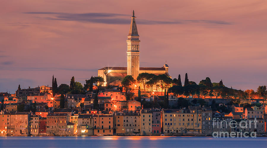 Architecture Photograph - Rovinj is a city on the Istrian peninsula, Croatia by Henk Meijer Photography