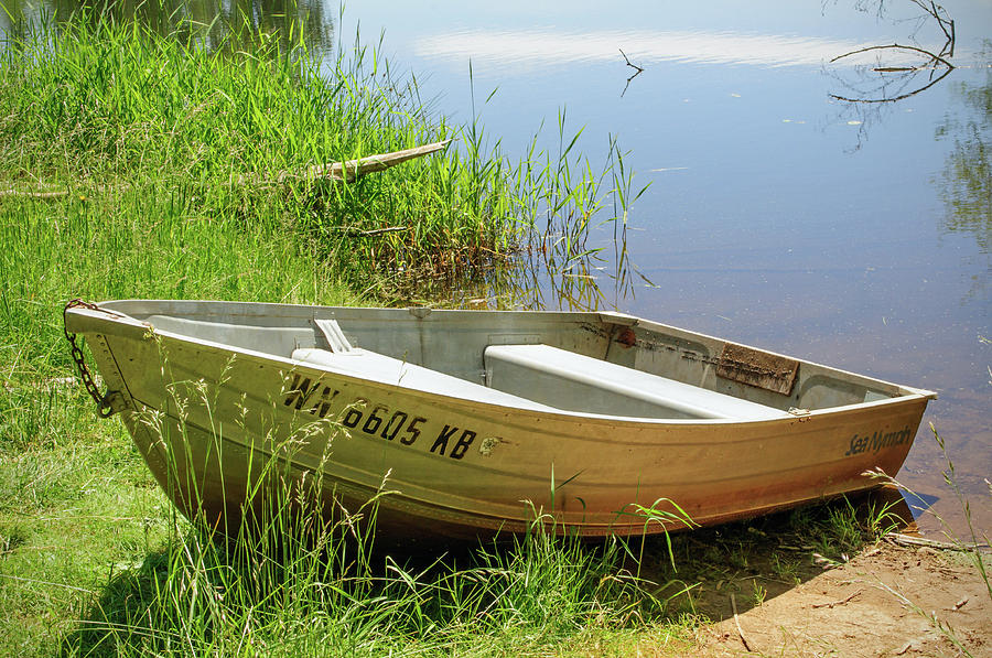 Row Boat Photograph by Tikvahs Hope
