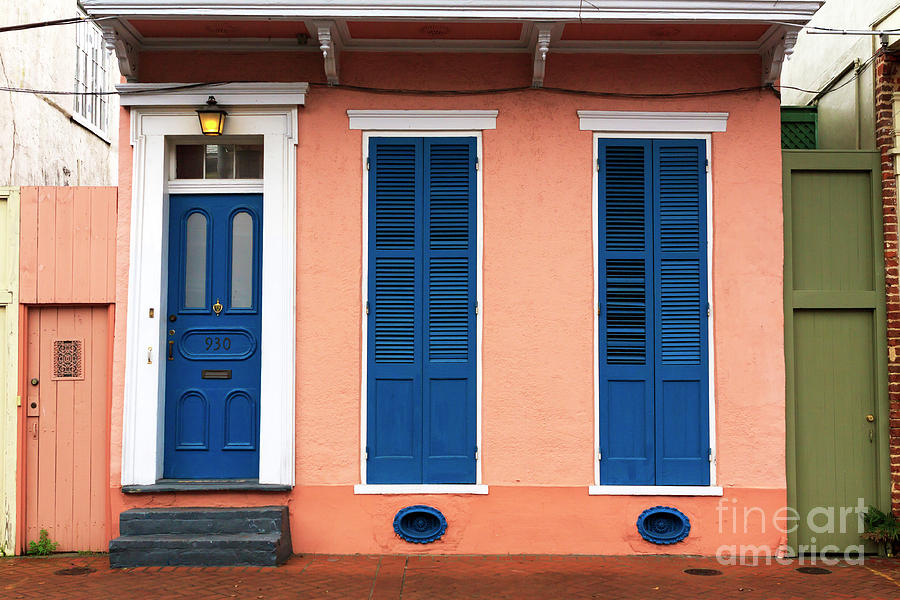 Row House Colors New Orleans Photograph by John Rizzuto