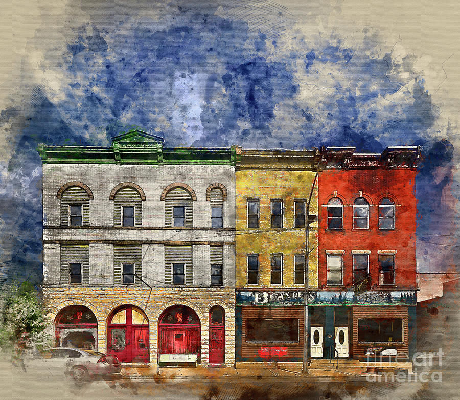 Row Houses Baltimore Photograph by Jack Torcello