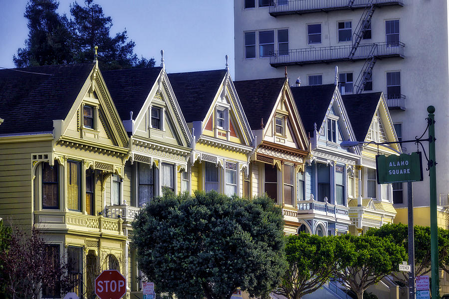 Row Of painted Ladies SF Photograph by Garry Gay