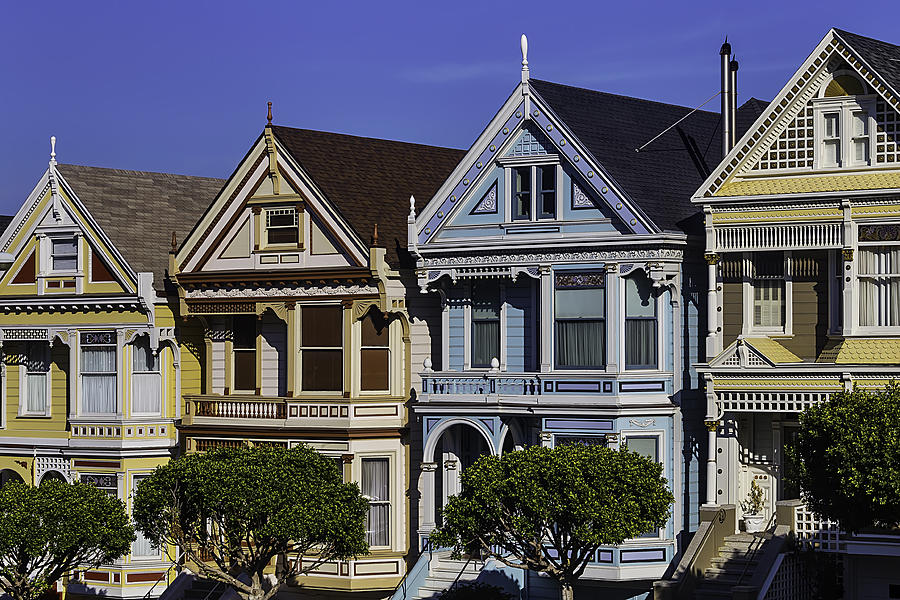 Row Of Victorian Houses Photograph by Garry Gay - Fine Art America