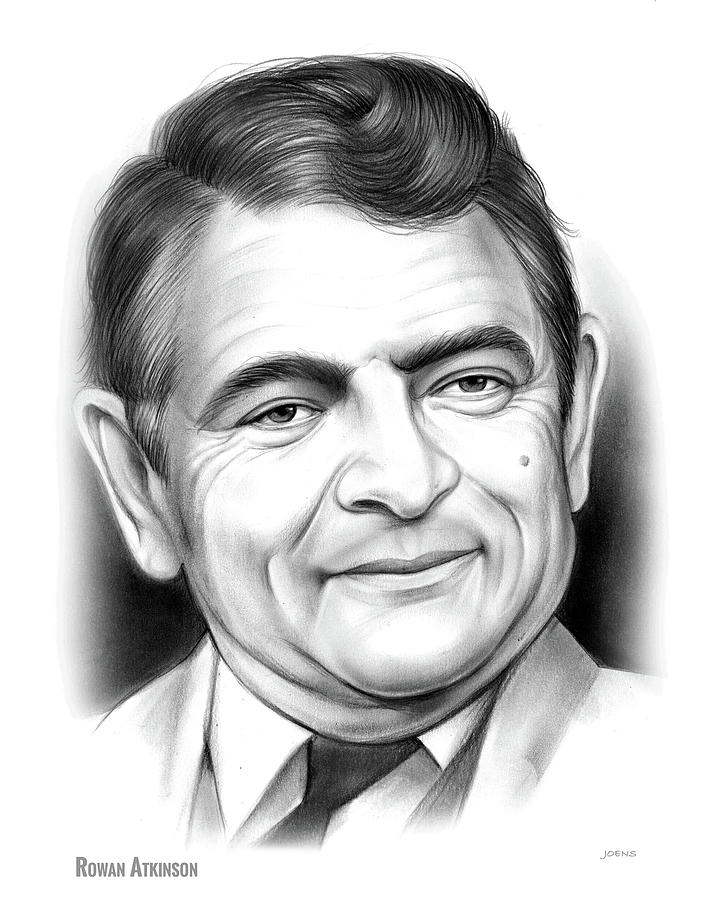 MaasArt - It's a mood. My new @mrbean drawing today, always one of the most  fun faces to draw. Rowan Atkinson can say more with his facial expression  than many actors can