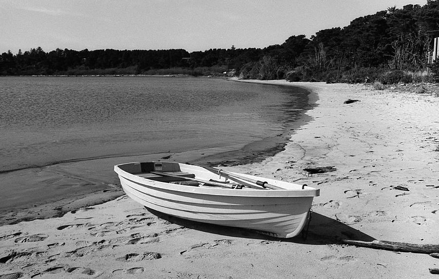 Rowboat on the Beach Photograph by HW Kateley
