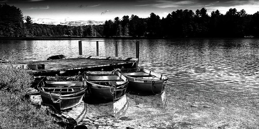 Rowboats at the Dock 2 Photograph by David Patterson