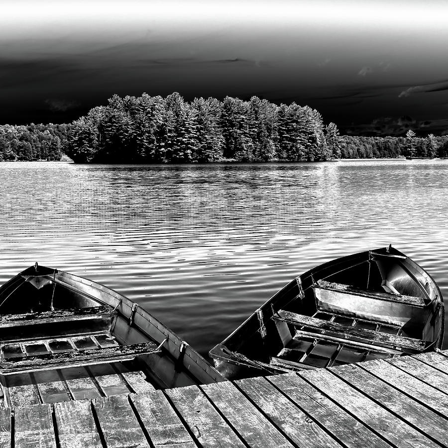 Rowboats At The Dock 4 Photograph by David Patterson