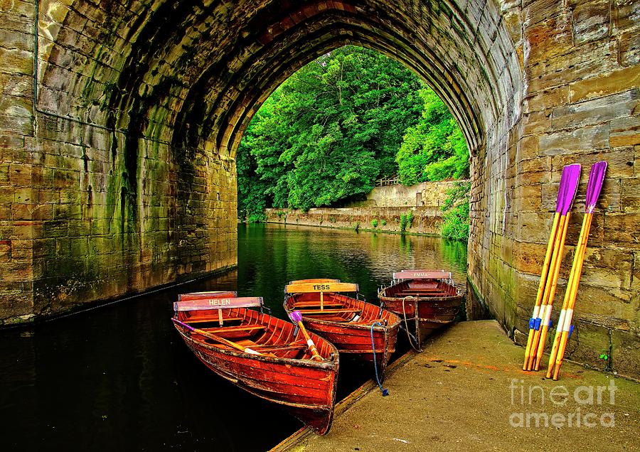 Rowing Boats in Durham City Photograph by Martyn Arnold