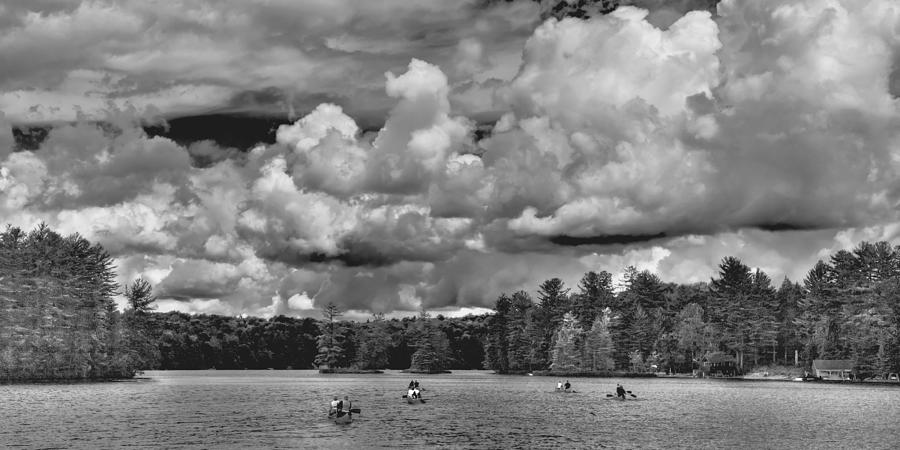 Rowing on White Lake 2 Photograph by David Patterson