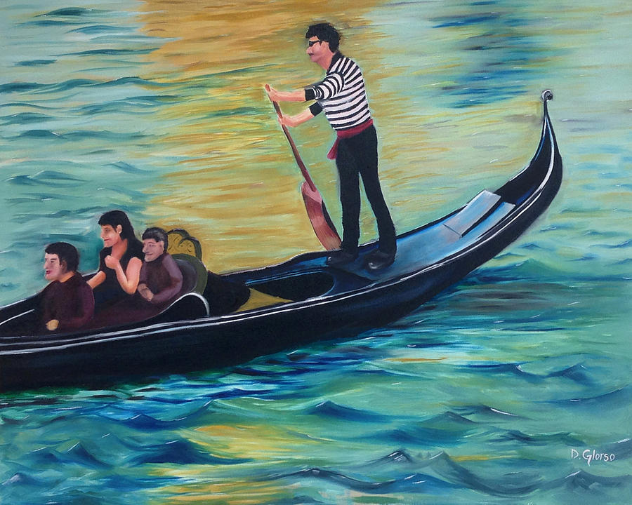 Rowing The Phantom Painting by Dean Glorso