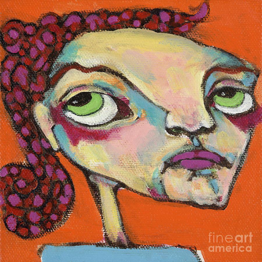 Whimsical Painting - Roxie Box by Michelle Spiziri