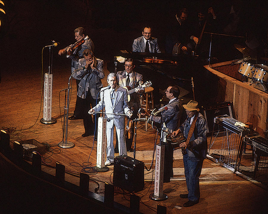 Roy Acuff at the Grand Ole Opry Photograph by Jim Mathis