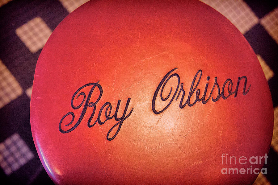 Roy Orbison Stool Sun Studio  Photograph by Chuck Kuhn