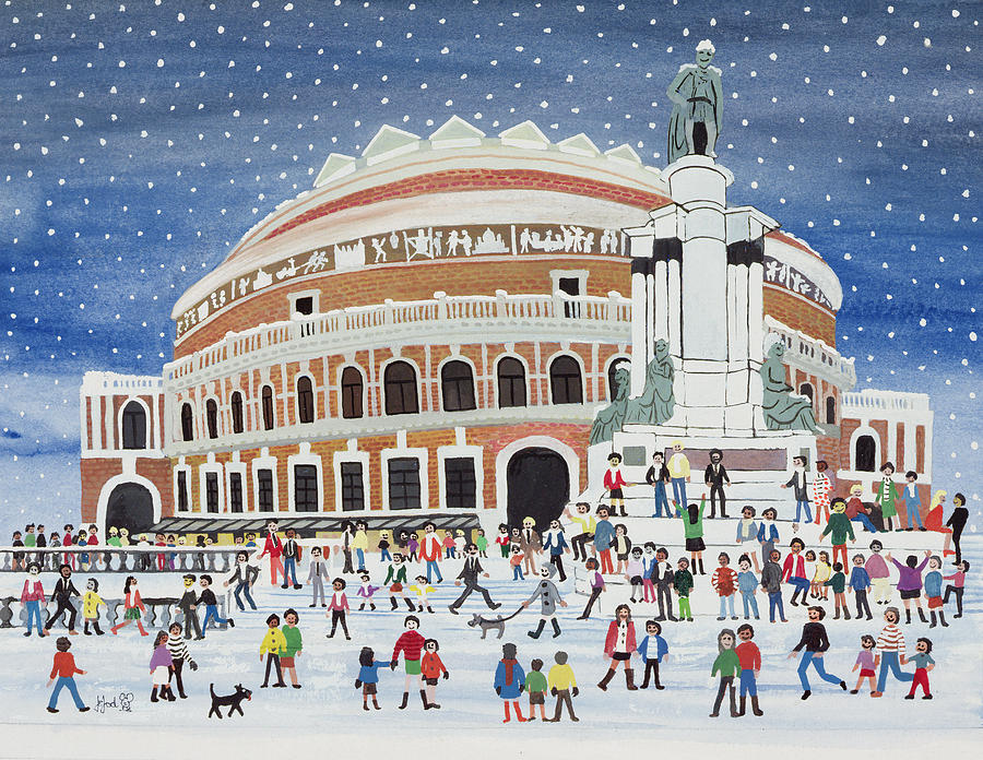 Royal Albert Hall Painting by Judy Joel