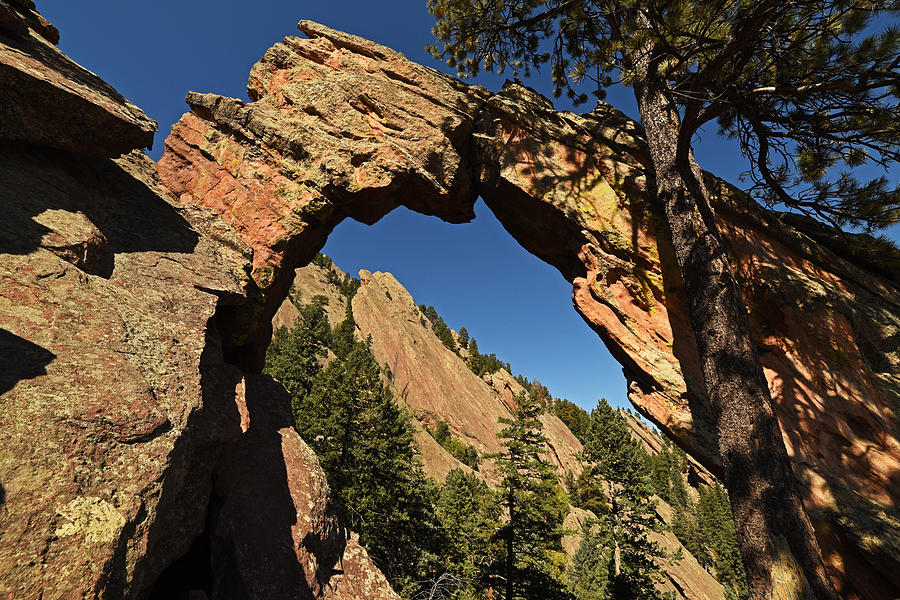 Fall Photograph - Royal Arch Trail Arch Boulder Colorado by Toby McGuire