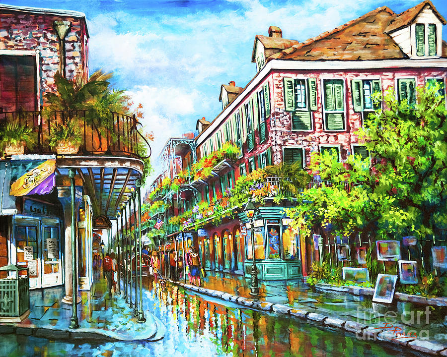 New Orleans Painting - Royal at Pere Antoine Alley, New Orleans French Quarter by Dianne Parks