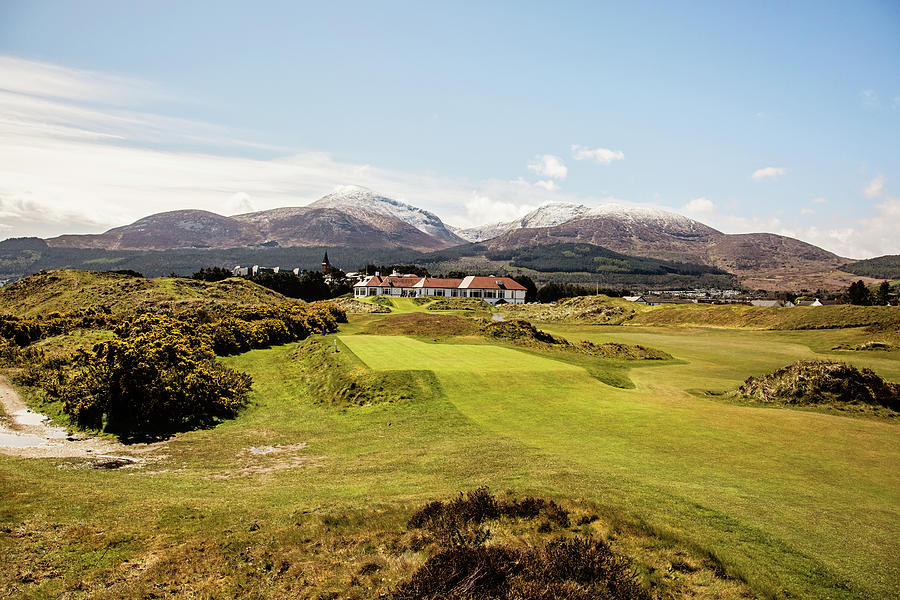 Royal County Down Clubhouse View Photograph by Scott Pellegrin