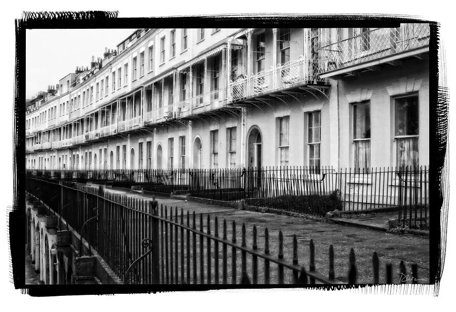 Royal Crescent in Black and White Photograph by Peggy Dietz