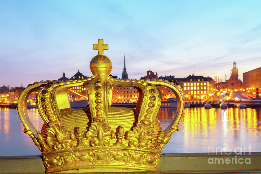Royal Crown and Stockholm  Photograph by Anastasy Yarmolovich