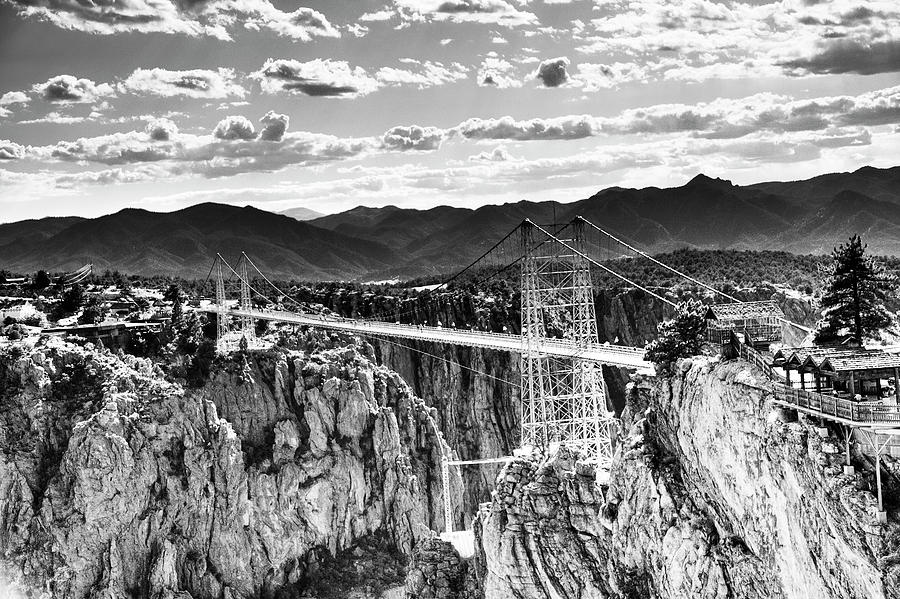 Black And White Photograph - Royal Gorge by Shawn Everhart