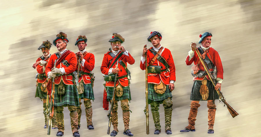 Royal Highlanders Review Digital Art by Randy Steele