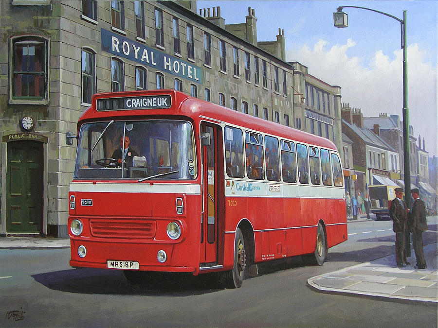 Coach Painting - Royal Hotel by Mike Jeffries