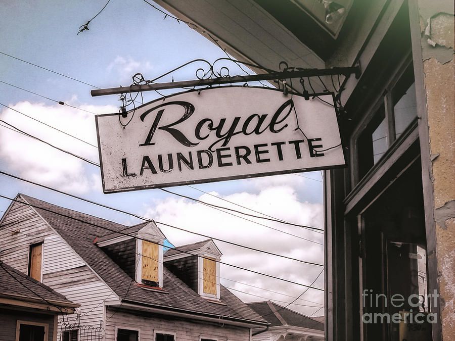 Royal Launderette- NOLA Photograph by Kathleen K Parker