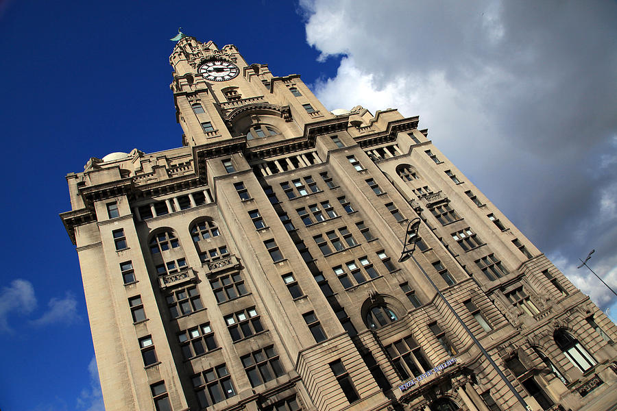 Summer Photograph - Royal Liver Building by David Chennell