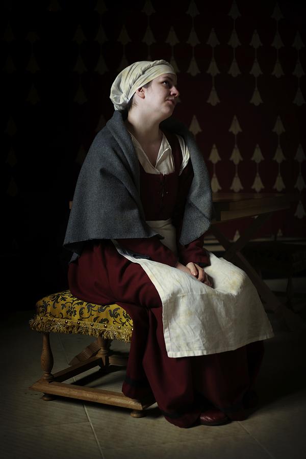 Portrait Photograph - Royal Maid c1550 by John Fotheringham