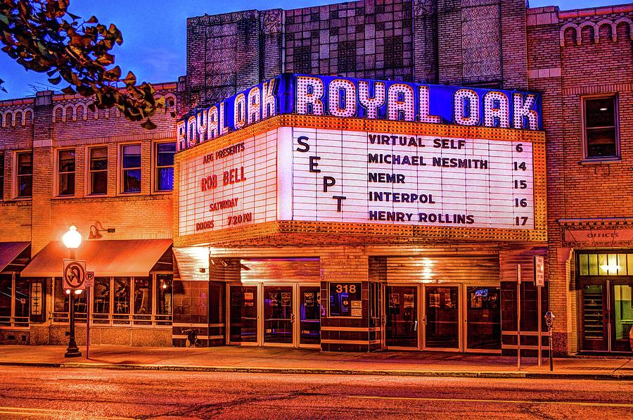 Royal Oak Theater  V2 DSC_0432 Photograph by Michael Thomas