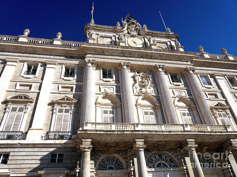 Royal Palace of Madrid Facade Photograph by John Rizzuto