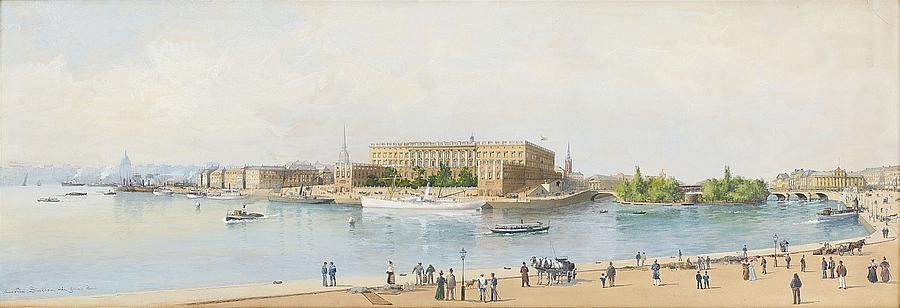 Hotel Painting - Royal Palace of the Grand by Anna Palm