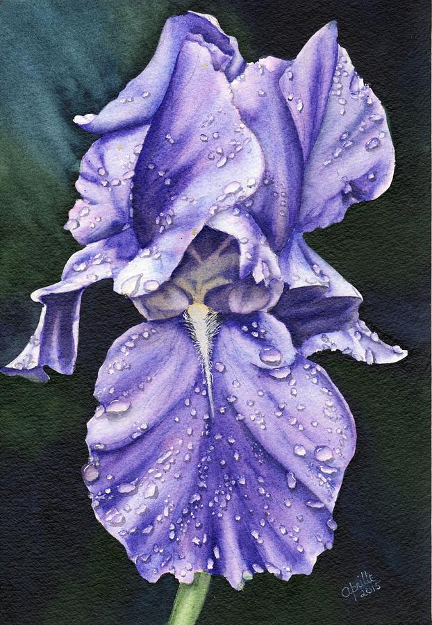 Royal Purple Painting by Aprille Janes