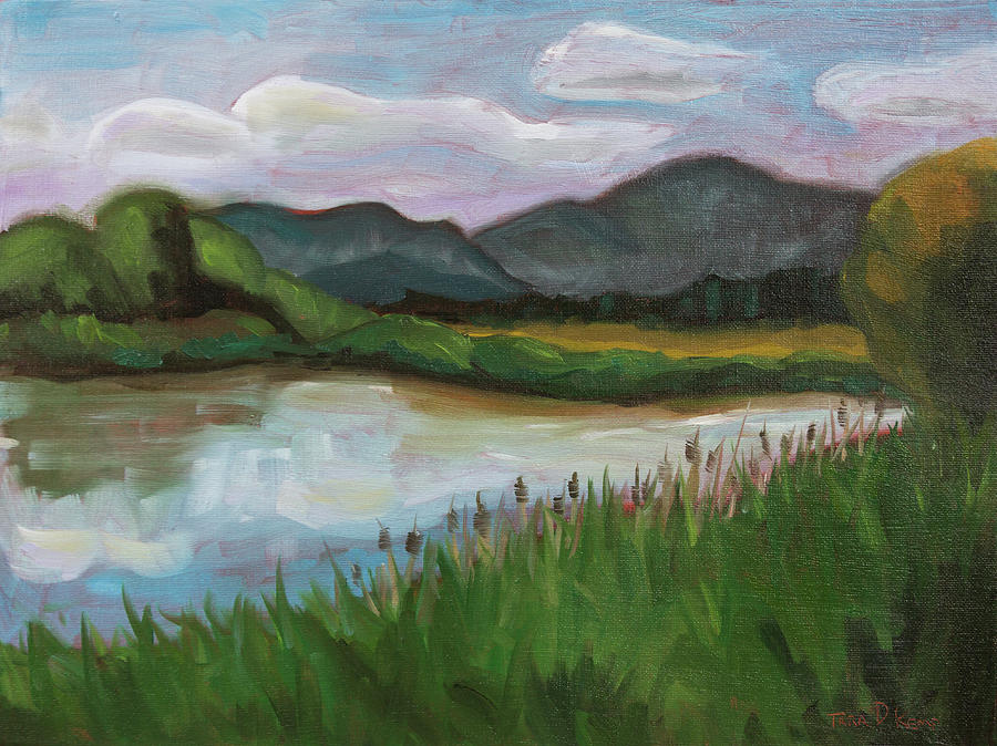 Royal Wetlands Painting by Tara D Kemp
