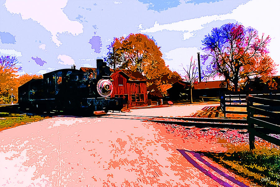 Country Railroad Crossing Painting by CHAZ Daugherty